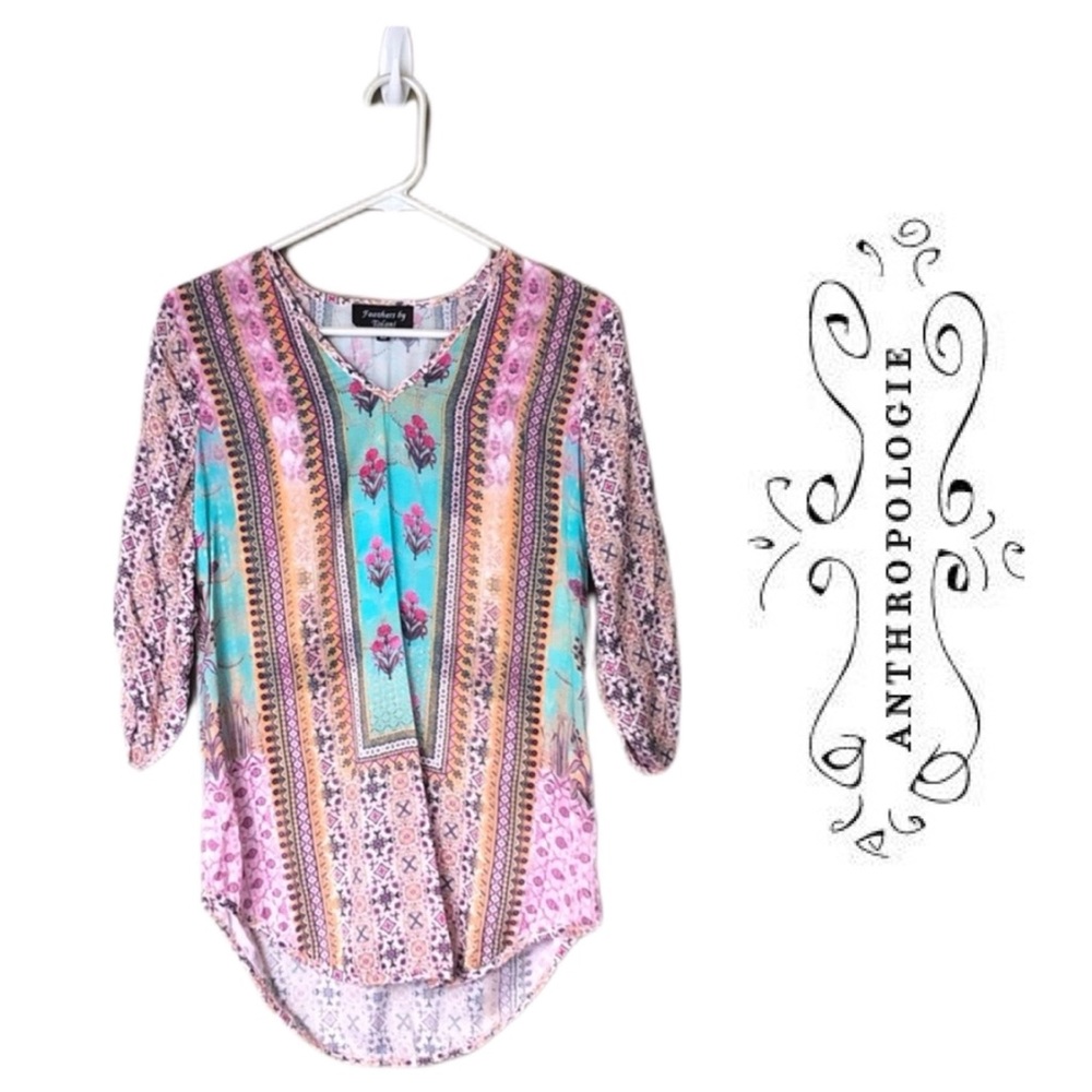 Anthropologie Feather by Tolani Top-h6